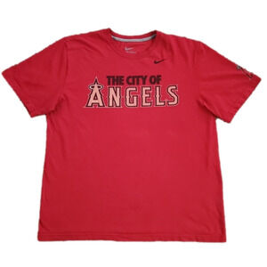 3/$20 Nike Red Anaheim Angels City of Angels T-shirt